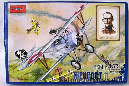 Toko 1/72 Nieuport 11 Bebe - Alexandr Kazakov, Ro129 plastic model kit